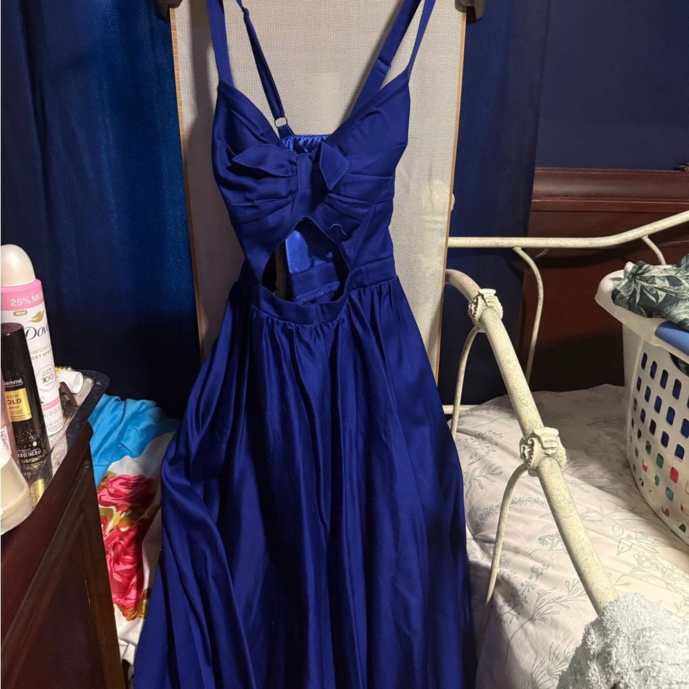 RARE Pinup Couture Royal Blue Lydia Dress